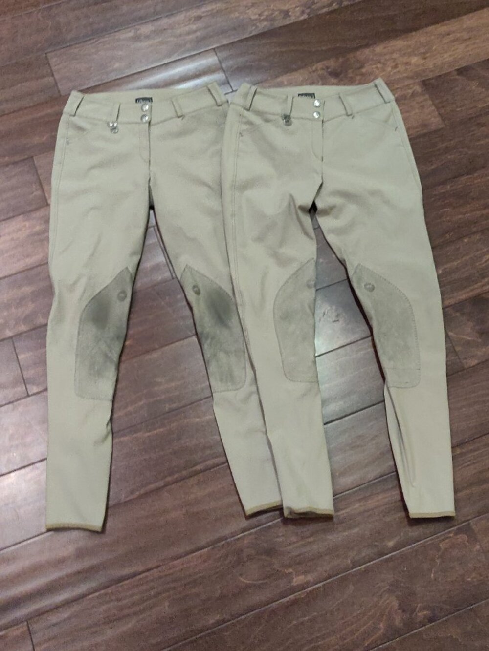 Pikeur Ciara Knee Patch Breeches Riding Pants *SET OF 2* Safari SIZE US 26L